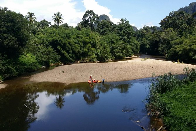 3-in-1 Ultimate Borneo Expedition Adventure - Kayaking Toward Waterfalls and Cold Mountain Water