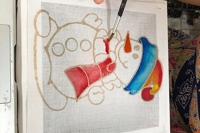 Batik Coloring Workshop by myBatik - Choosing a Design and Mixing Colors