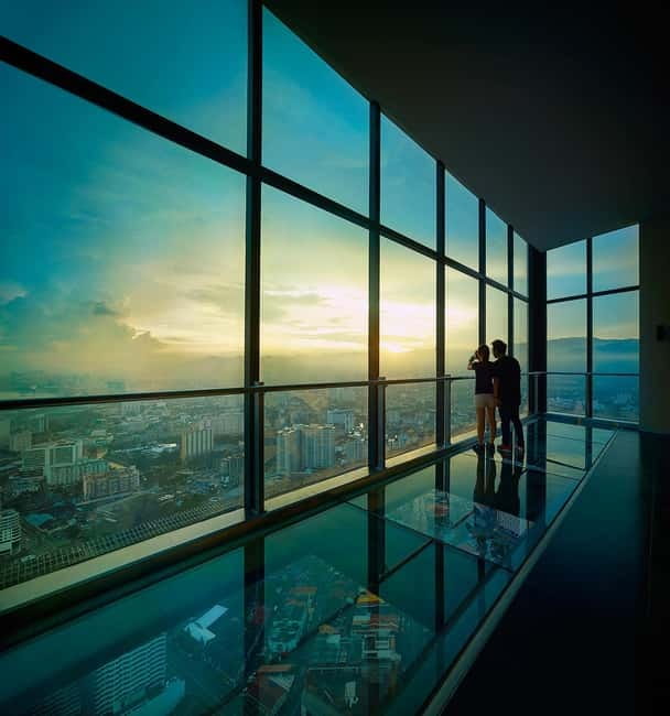 George Town: The Top Penang Entry Ticket - Observatory Deck and Skybridge views