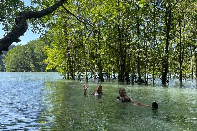 Half-Day Geopark Mangrove Kayaking Adventure - The opening boat ride to the bat cave