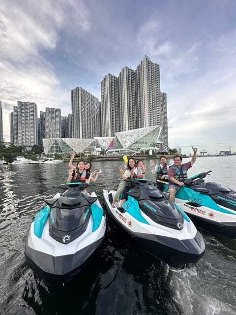 Johor Bahru : Seadoo JetSki 30mins Self Ride Tour (Double) - Passing TheZon Ferry Terminal and Stulang Beach