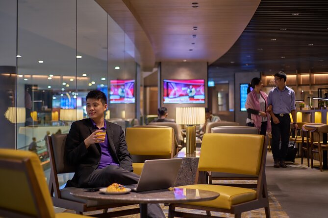 Kuala Lumpur International Airport Plaza Premium Lounge - Seating, Wi-Fi, and Work Space