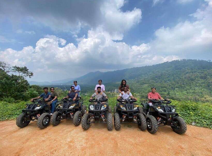 Langkawi:ATV Ride at Matchinchang Mountain Foothill - From rubber trees to local village roads