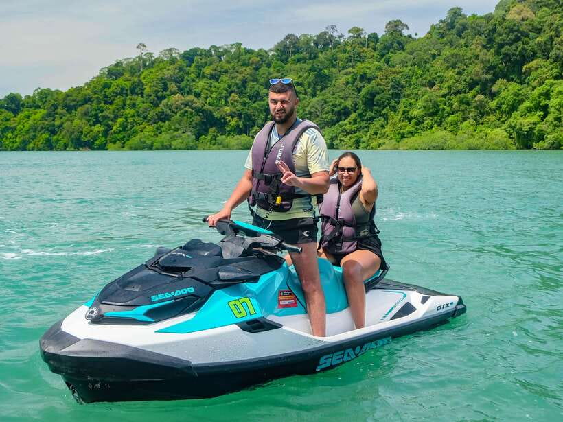 Langkawi: Jet Ski Tour Island Hopping Dayang Bunting - Starting beside the bamboo roof in Langkawi
