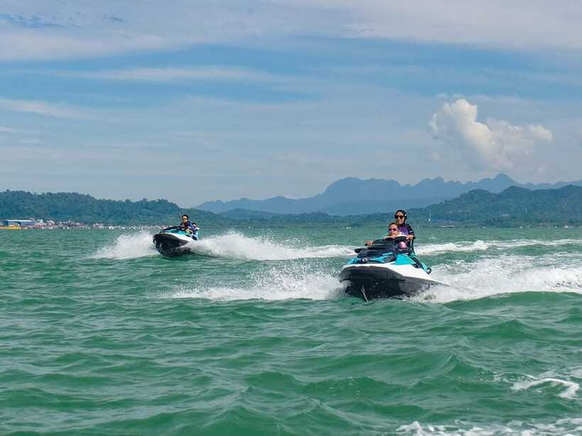 Langkawi: Jet Ski Tour Island Hopping Dayang Bunting - Beras Basah Island brings a beach change