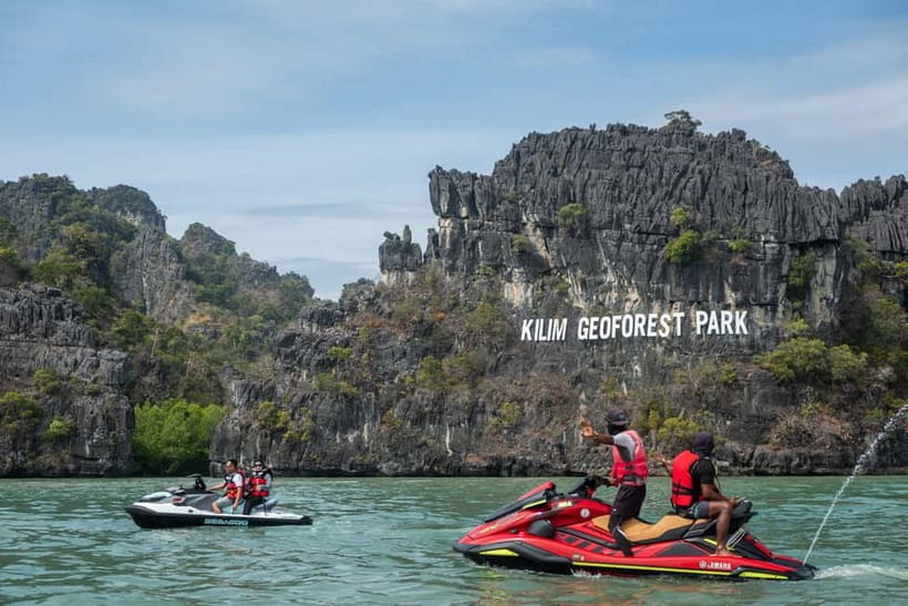 Langkawi: Jet Ski Tour UNESCO Kilim Geopark Free Video - Crocodile Cave and the tide question