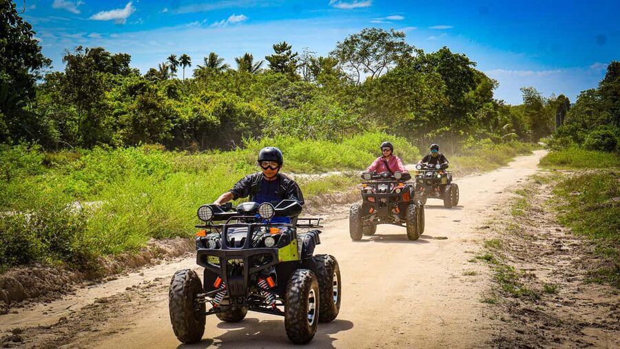 Langkawi Jungle and Waterfall Adventure (Golden Hour) - Starting beside the white ATV tents