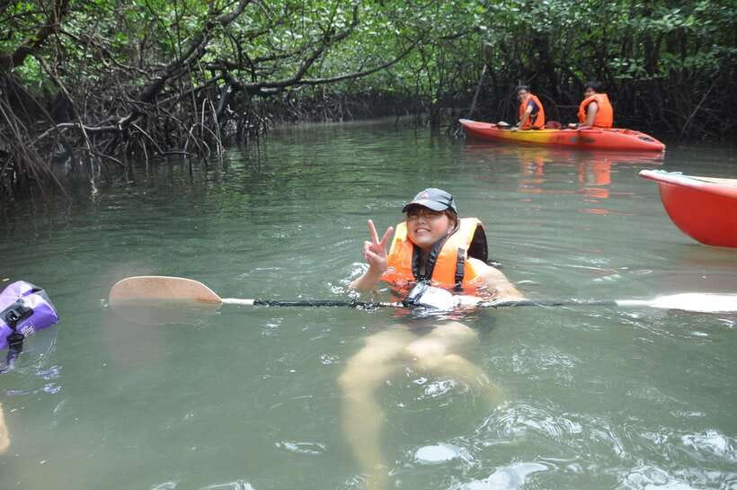 Langkawi: Kilim River Mangrove Safari Kayaking Tour - Entering the mangrove channels by kayak