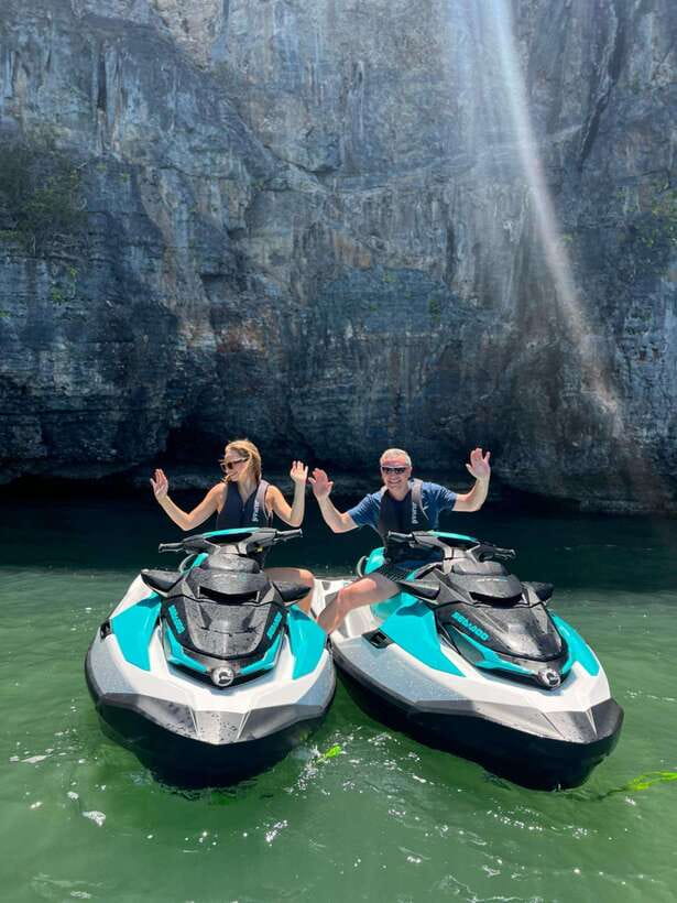 Langkawi: Mangrove Jet Ski Tour with Drone Video - Riding from the first briefing to the open sea