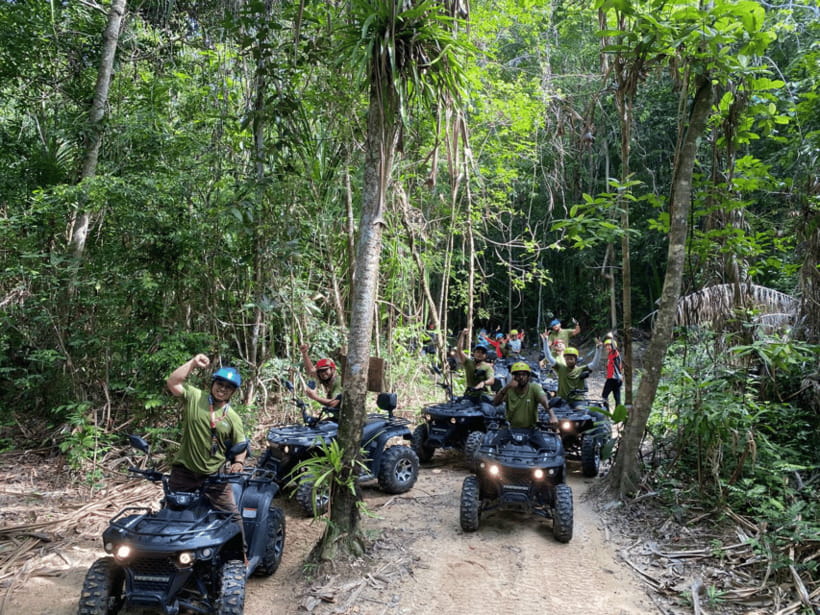 Langkawi: Sky ATV Ride at Mountain Manchinchang - What the ride feels like on the trail