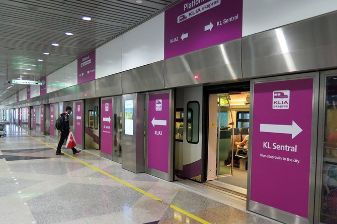 Malaysia: KLIA Ekspres Airport Train Ticket - Reaching KL Sentral and continuing into the city
