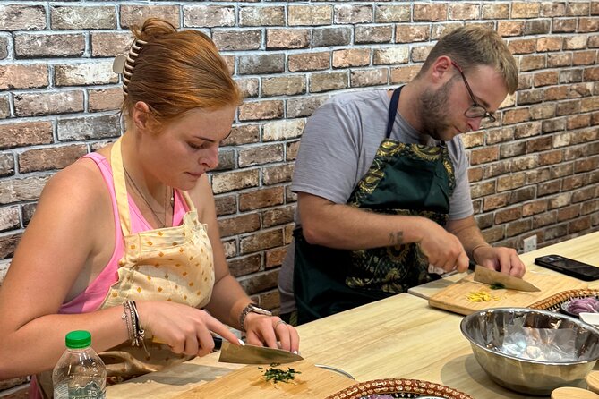 Malaysian Hands-On Cooking Class : Masala Medley - Pakora begins the hands-on work