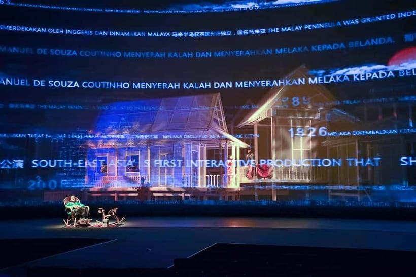 Melaka: Encore Melaka 70 mins Live Performance Ticket - Water, mist, lifting stages, and 3D images