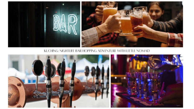 Nomadic Nightfall: Kuching Pub Crawl Adventure - A social night that begins with local flavor