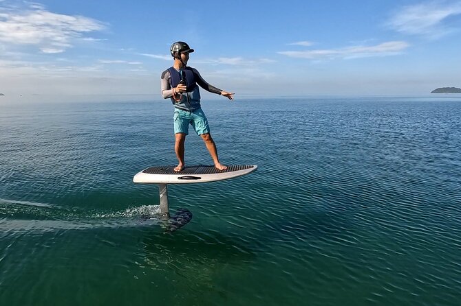 Private Guided E-Foil Experience in Tanjung Aru Beach - Weather, timing, and booking details