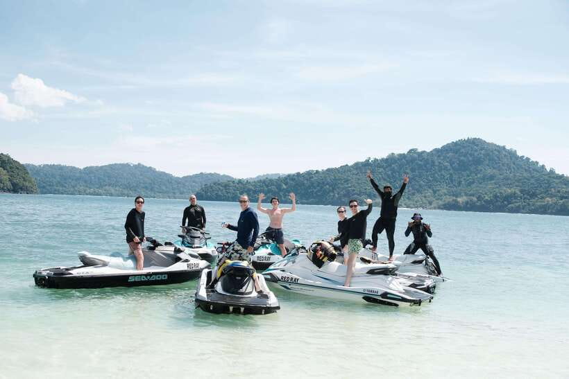 (PRIVATE) Platinum Package Jet Ski Tour Langkawi, Red Ray - Singa Besar and Langkawi’s eagle spectacle