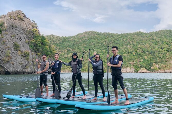Private Stand Up Paddle Trip in Tanjung Rhu - A break for swimming at the private island